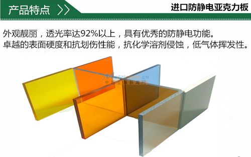 大量供应韩国进口防静电亚克力板 有机玻璃板 PMMA 多色